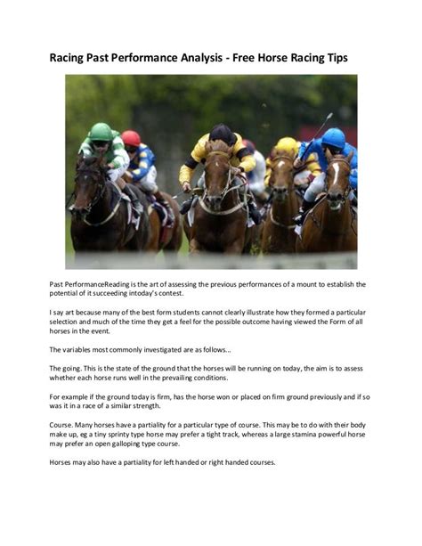 ggs horse racing|Free Horse Racing Tips & Analysis .